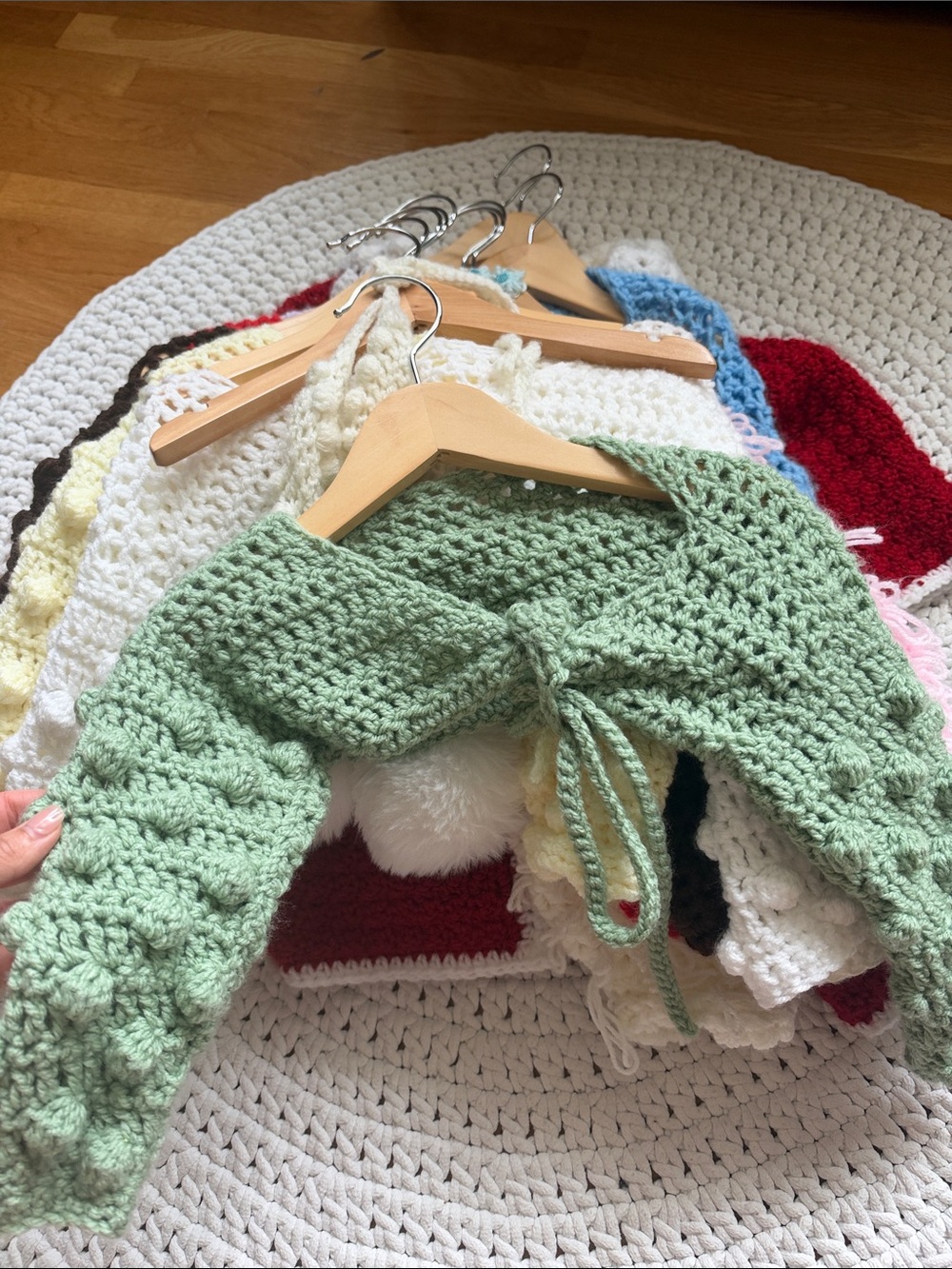 Handmade Crochet Toddler Cardigans Sweaters 11 Piece Lot 2T–3T